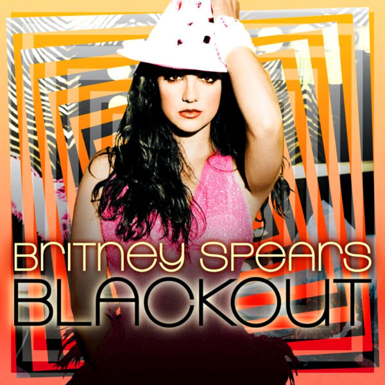 Britney Spears Blackout cover artwork
