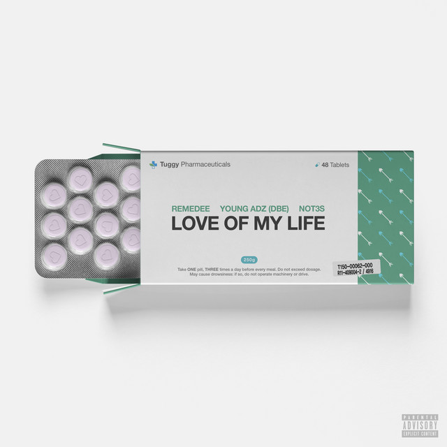 Remedee featuring Not3s & Young Adz — Love of My Life cover artwork