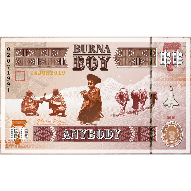 Burna Boy Anybody cover artwork