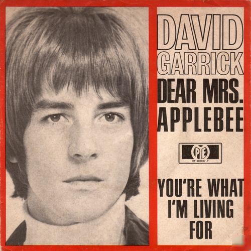David Garrick — Dear Mrs. Applebee cover artwork