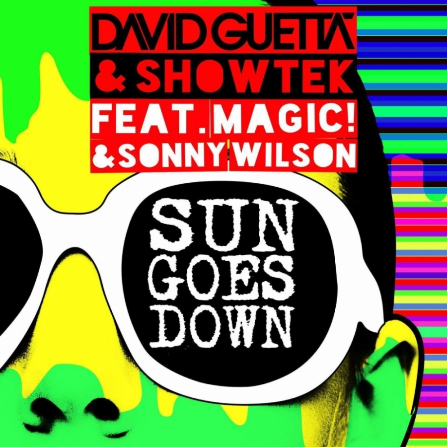 David Guetta & Showtek featuring MAGIC! & Sonny Wilson — Sun Goes Down cover artwork