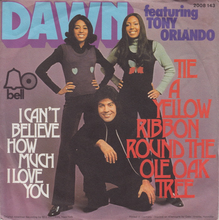 Dawn featuring Tony Orlando — Tie a Yellow Ribbon Round the Ole Oak Tree cover artwork