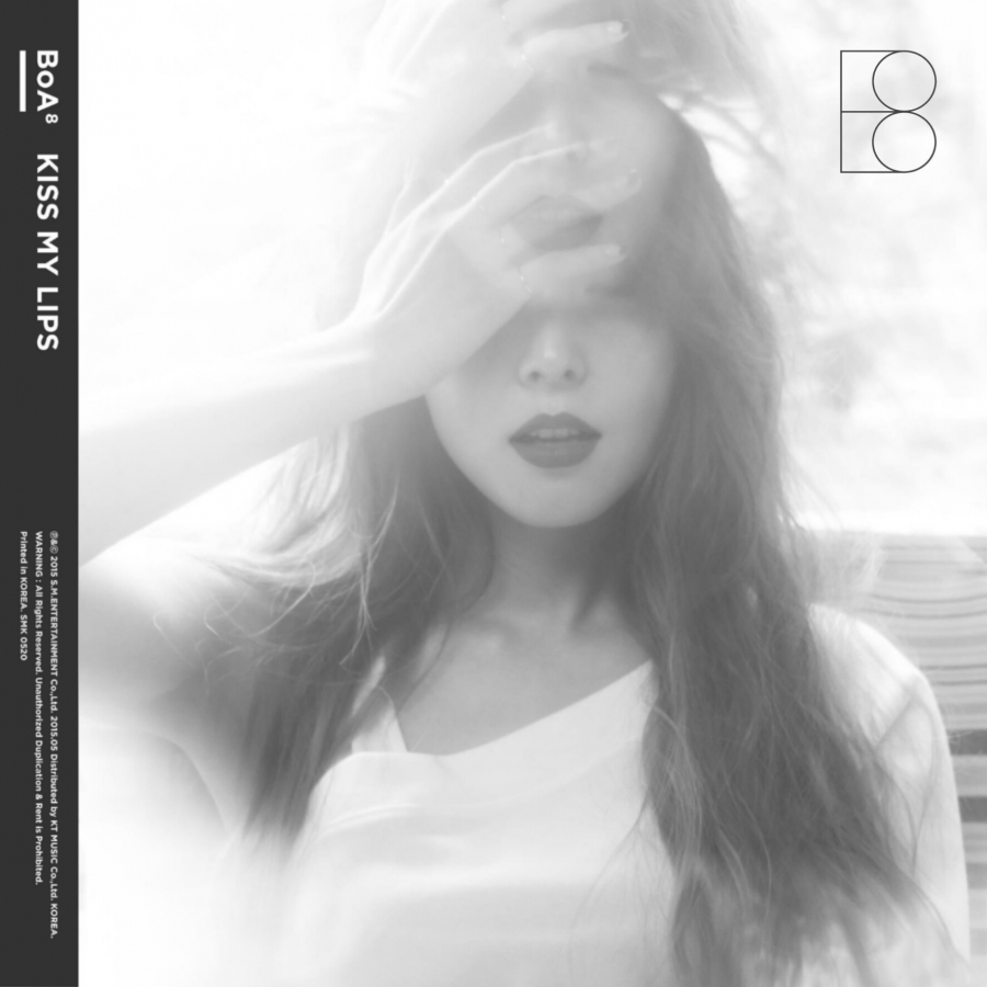 BoA Kiss My Lips - The 8th Album cover artwork