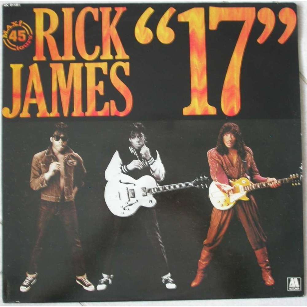 Rick James — 17 cover artwork