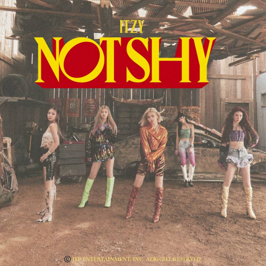 ITZY Not Shy EP cover artwork