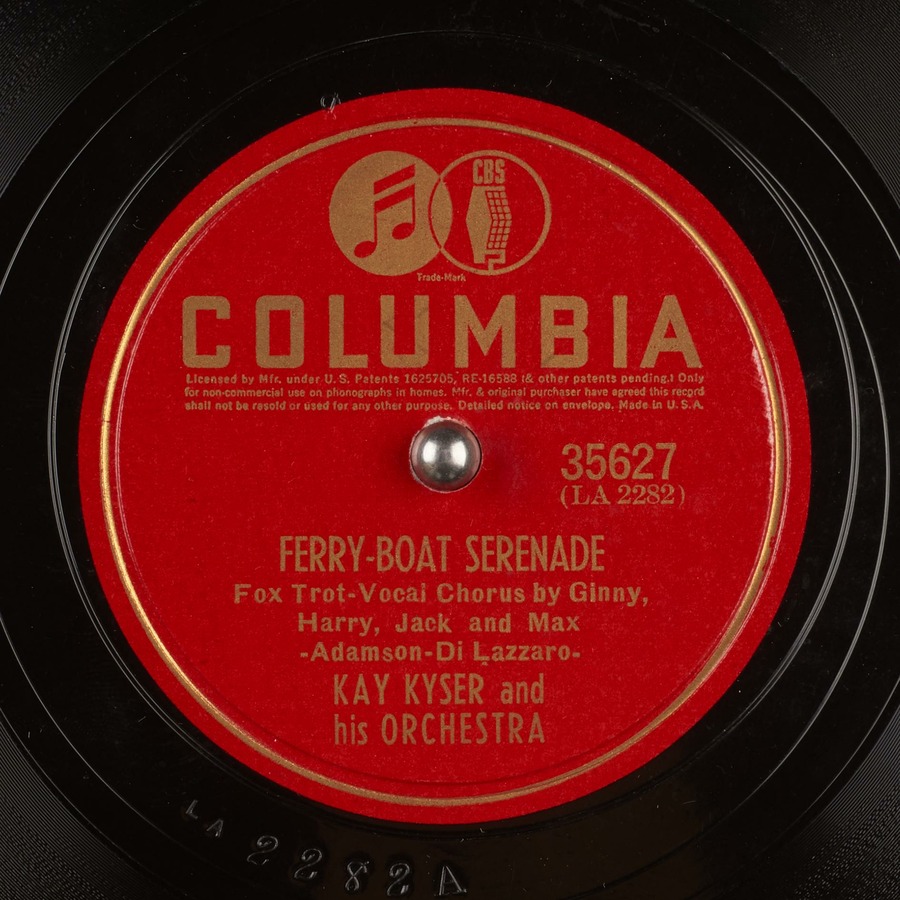 Kay Kyser, Harry Babbitt, Jack Martin, Max Williams, & Ginny Simms — Ferry-Boat Serenade cover artwork