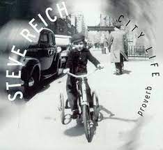 Steve Reich Proverb / Nagoya Marimba / City Life cover artwork