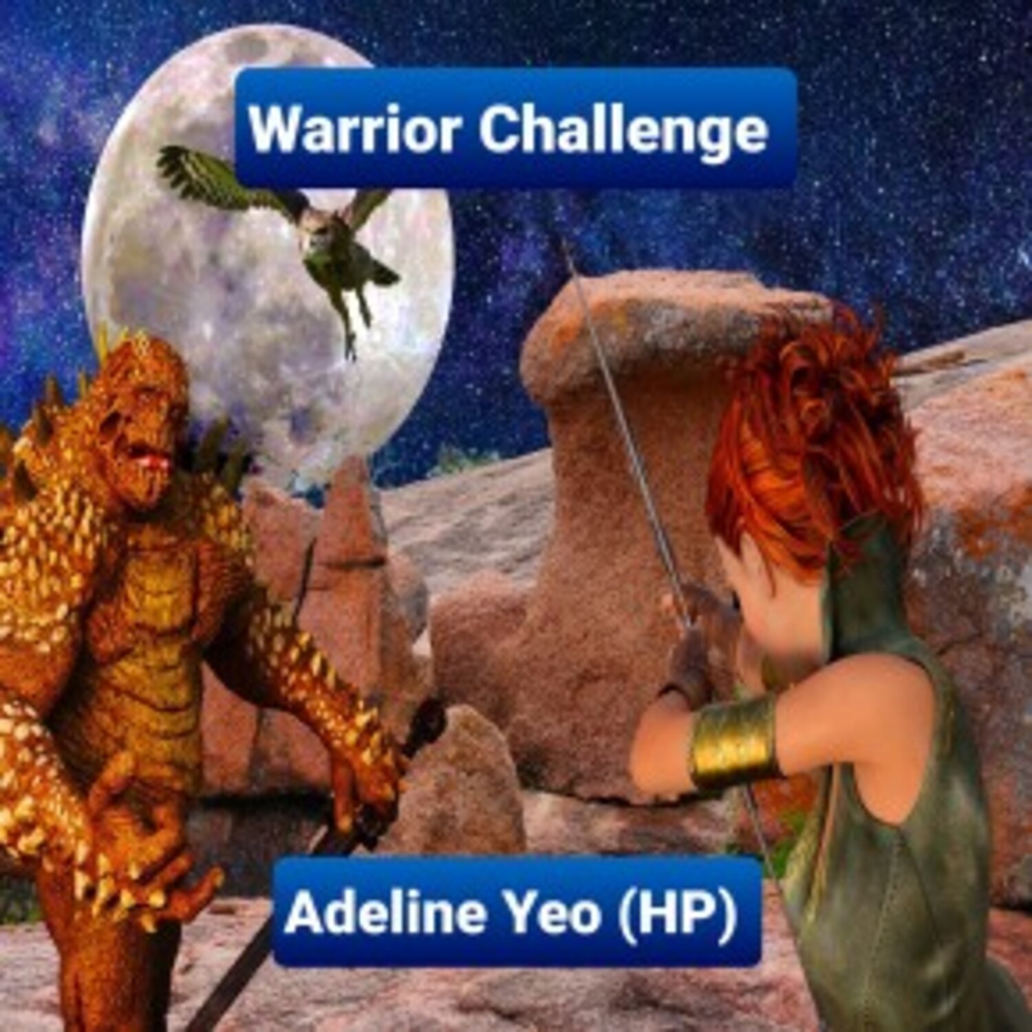 Adeline Yeo (HP) featuring Adeline Yeo (HP) — Warrior Challenge cover artwork