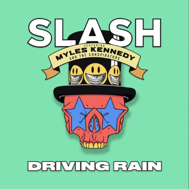 Slash ft. featuring Myles Kennedy &amp; The Conspirators Driving Rain cover artwork
