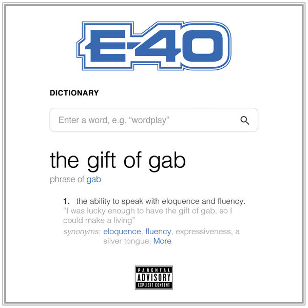 E-40 The Gift of Gab cover artwork