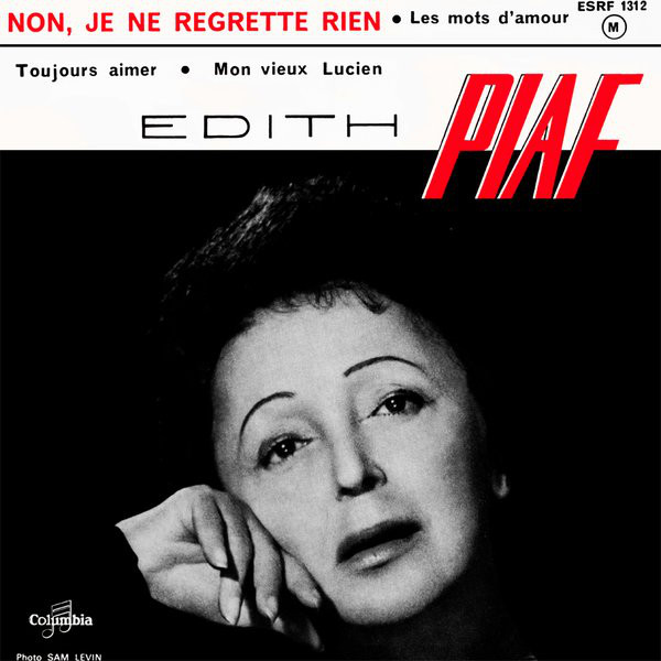Édith Piaf — Non, je ne regrette rien cover artwork