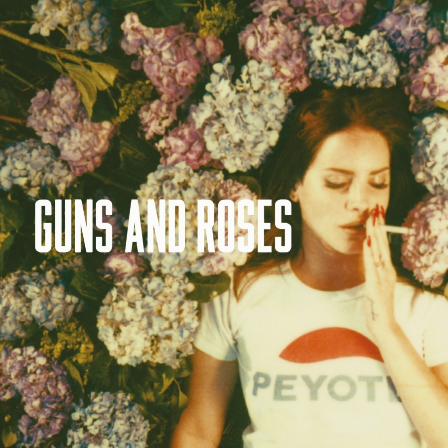 Lana Del Rey Guns and Roses cover artwork