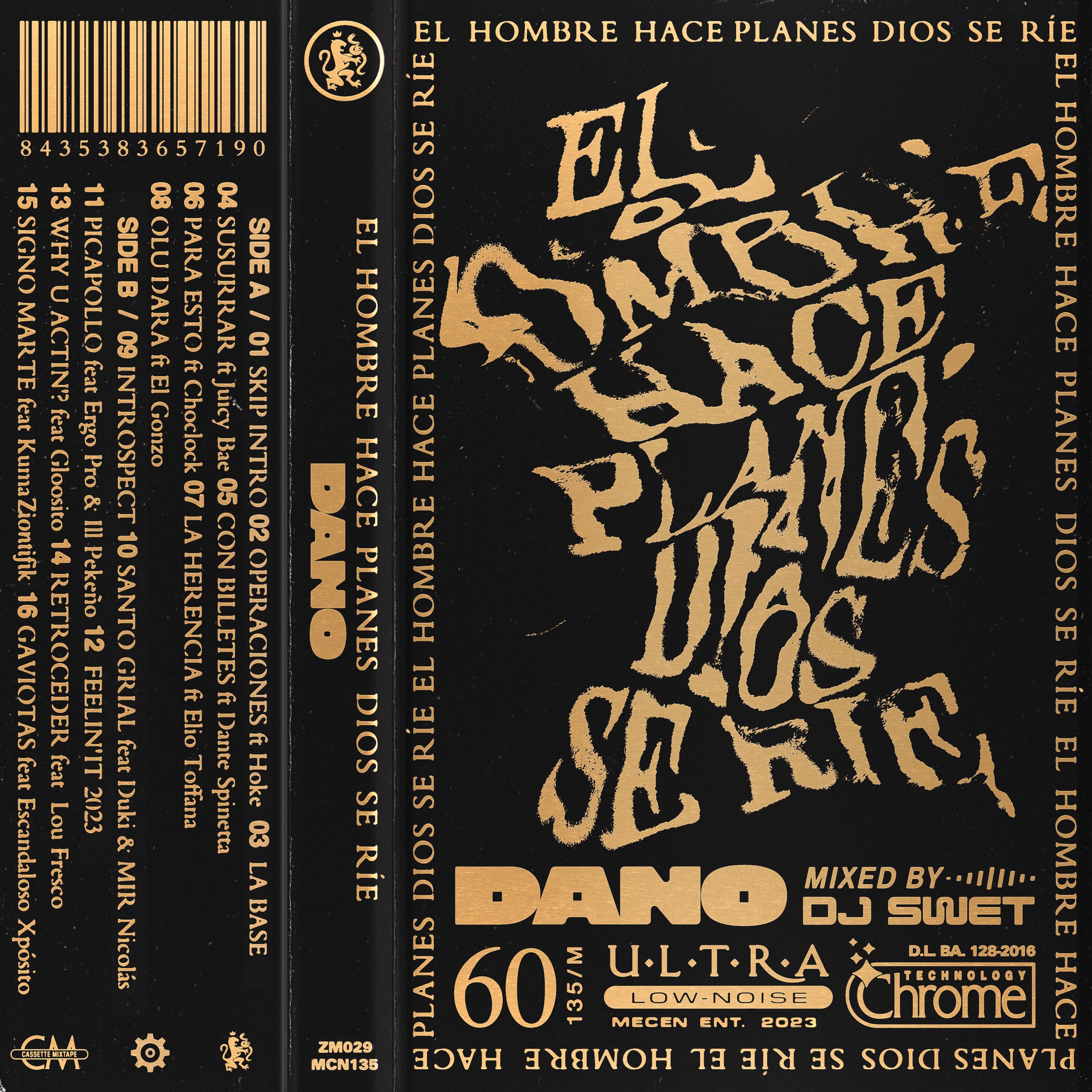 Dano El Hombre Hace Planes, Dios Se Ríe cover artwork