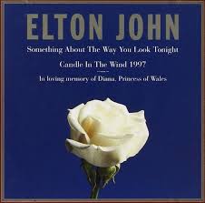 Elton John Something About the Way You Look Tonight/Candle in the Wind 1997 cover artwork