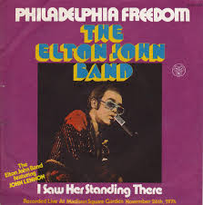 The Elton John Band Philadelphia Freedom cover artwork