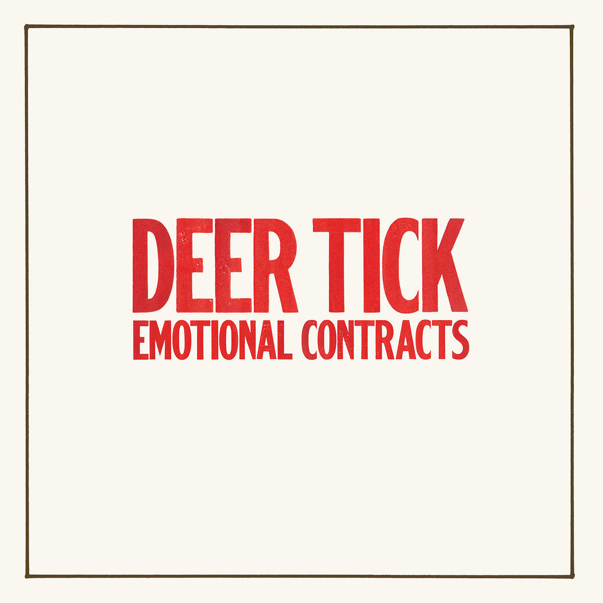 Deer Tick Emotional Contracts cover artwork