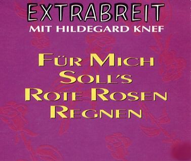 Hildegard Knef & Extrabreit — Für mich soll&#039;s rote Rosen regnen cover artwork