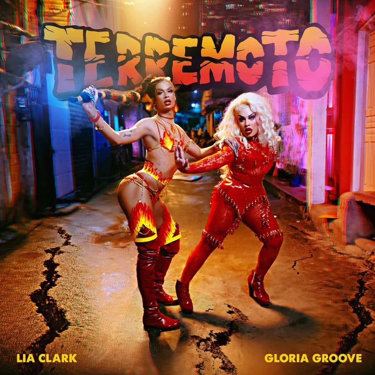 Lia Clark featuring Gloria Groove — Terremoto cover artwork