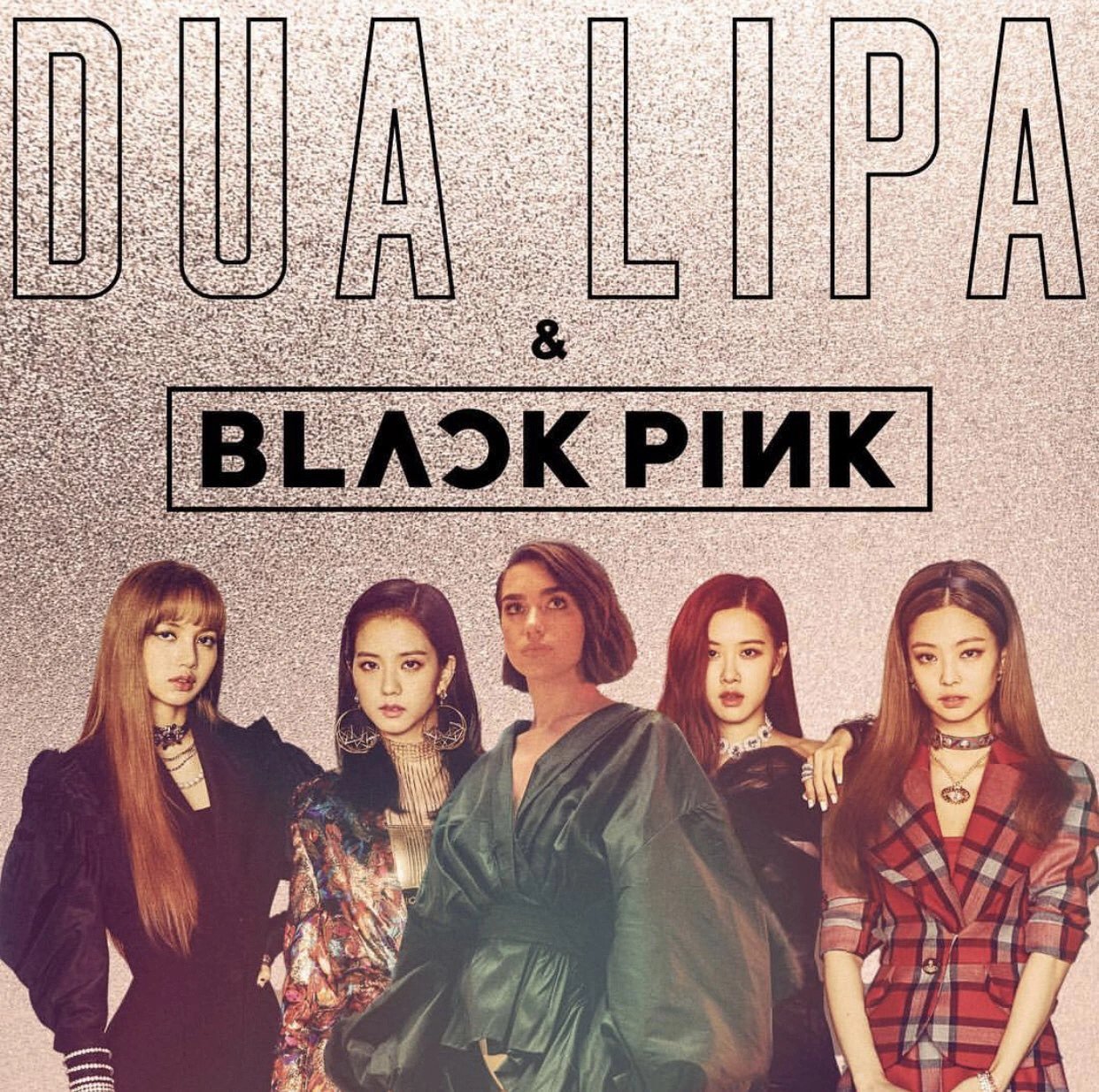 Dua Lipa featuring BLACKPINK — Kiss and Make Up cover artwork