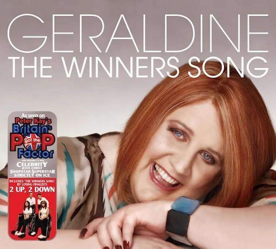 Geraldine McQueen The Winners Song cover artwork