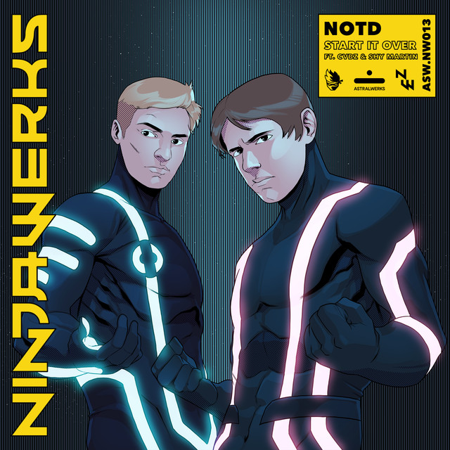 NOTD featuring CVBZ & shy martin — Start It Over cover artwork