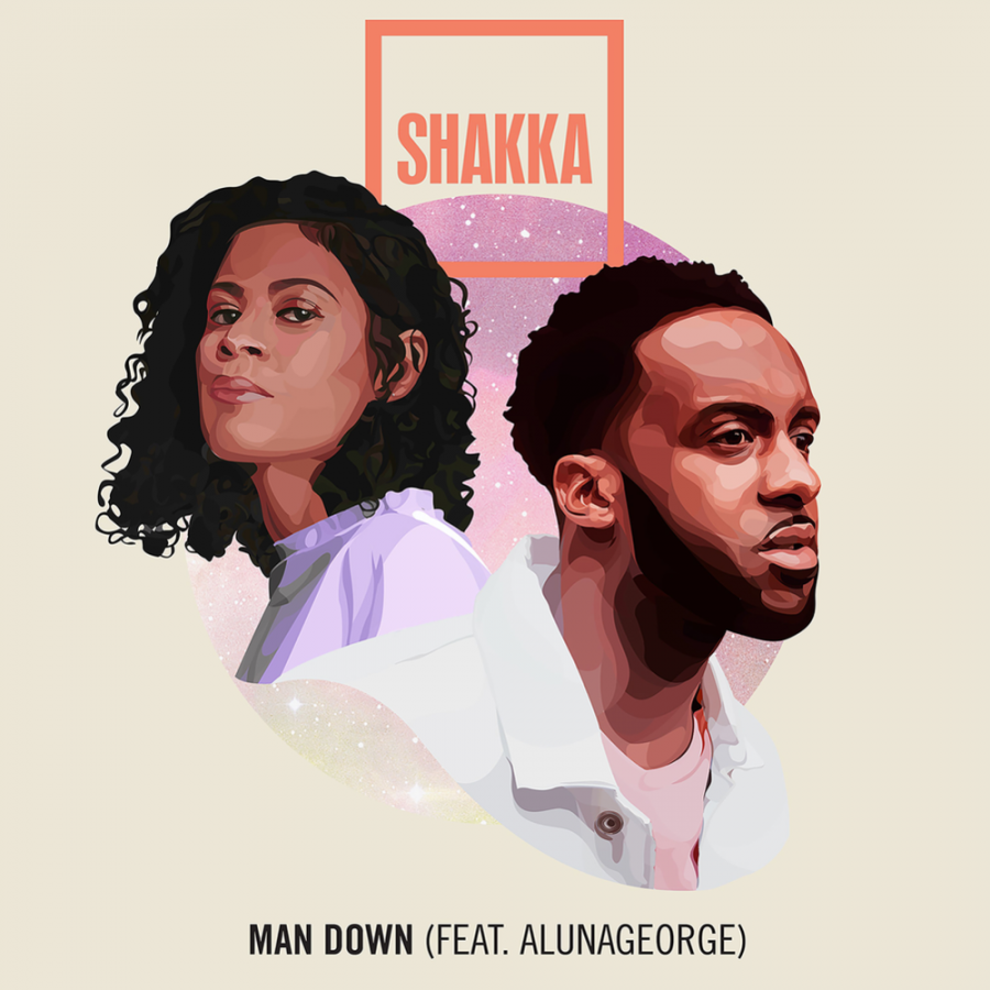 Shakka ft. featuring AlunaGeorge Man Down cover artwork