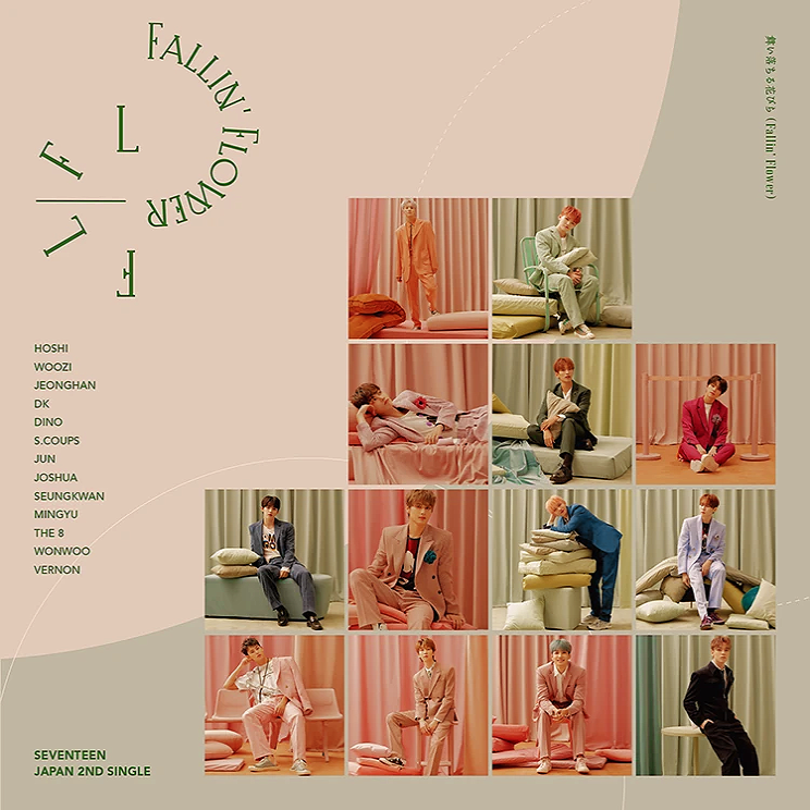 SEVENTEEN Fallin&#039; Flower cover artwork