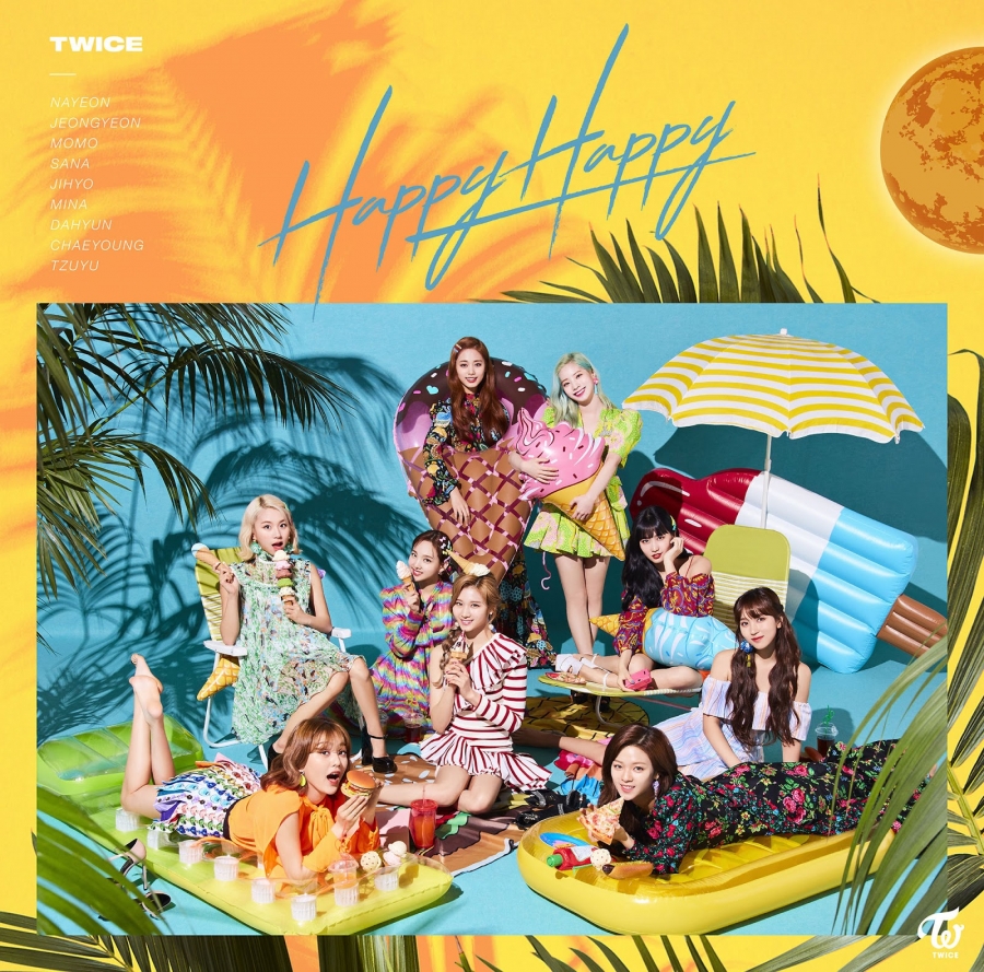 TWICE — Happy Happy cover artwork