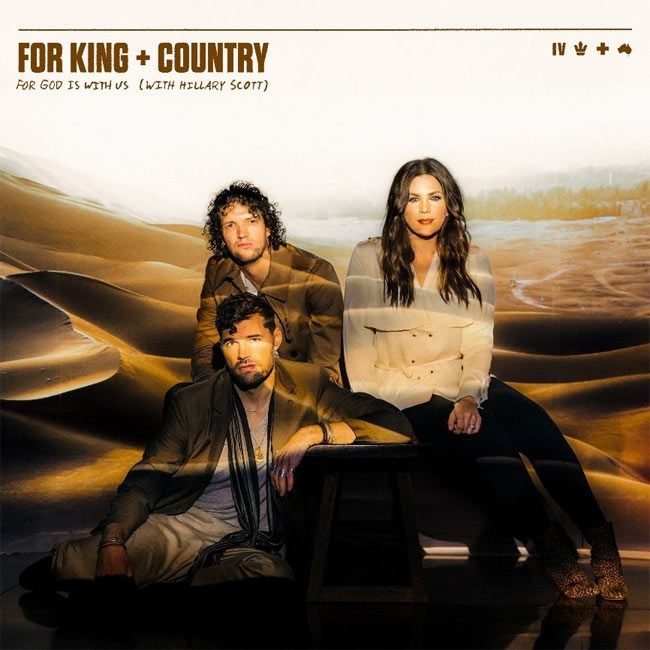 for KING &amp; COUNTRY featuring Hillary Scott — For God Is With Us cover artwork