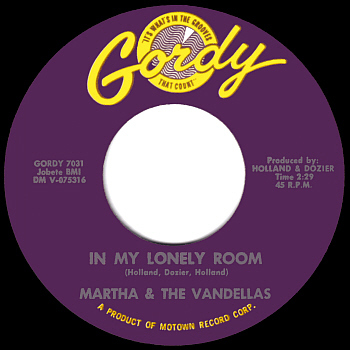 Martha and the Vandellas — In My Lonely Room cover artwork