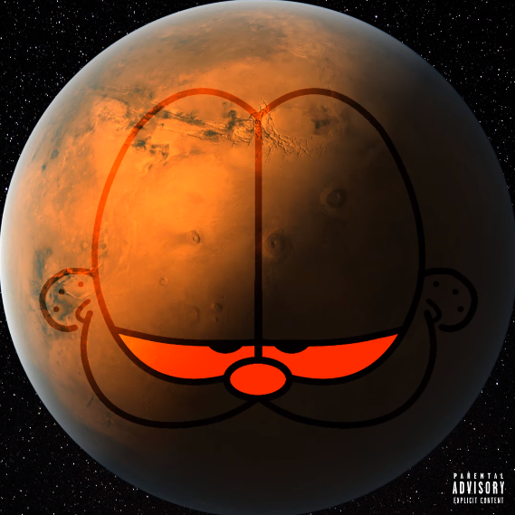 Yung Garfield featuring Lil Kolya, James Charles, MICKEYCLAAT, & GOOFYCLAAT — PENIS cover artwork