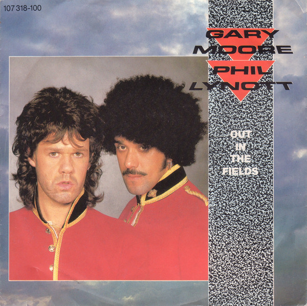 Gary Moore & Phil Lynott — Out in the Fields cover artwork