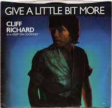 Cliff Richard Give a Little Bit More cover artwork