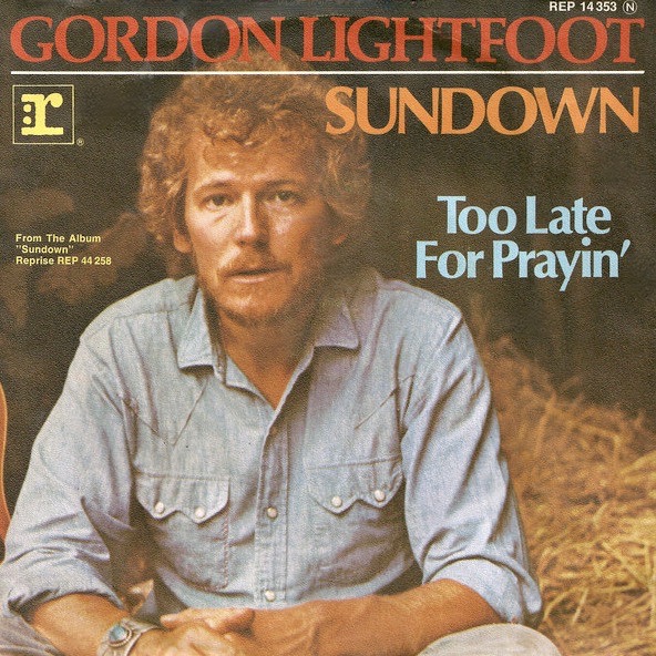 Gordon Lightfoot Sundown cover artwork