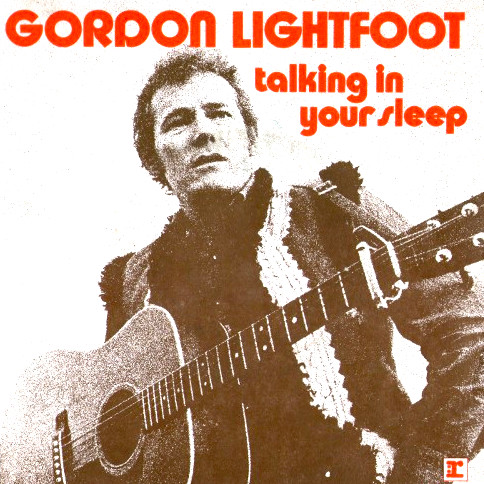 Gordon Lightfoot — Talking In Your Sleep cover artwork