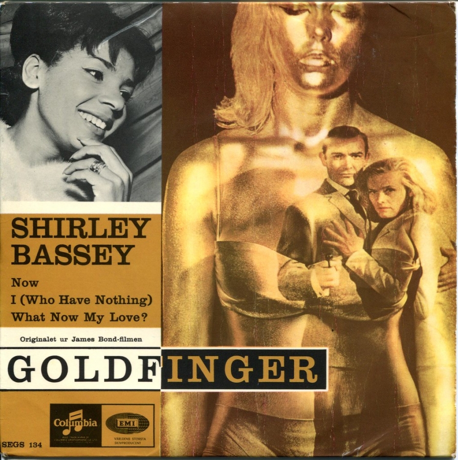 Shirley Bassey Goldfinger cover artwork