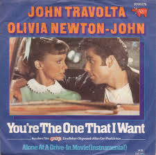 John Travolta & Olivia Newton-John You&#039;re the One That I Want cover artwork