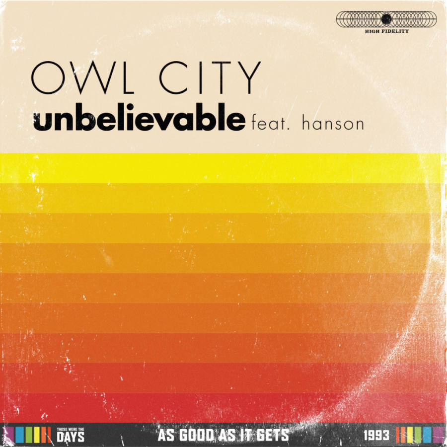Owl City ft. featuring Hanson Unbelievable cover artwork