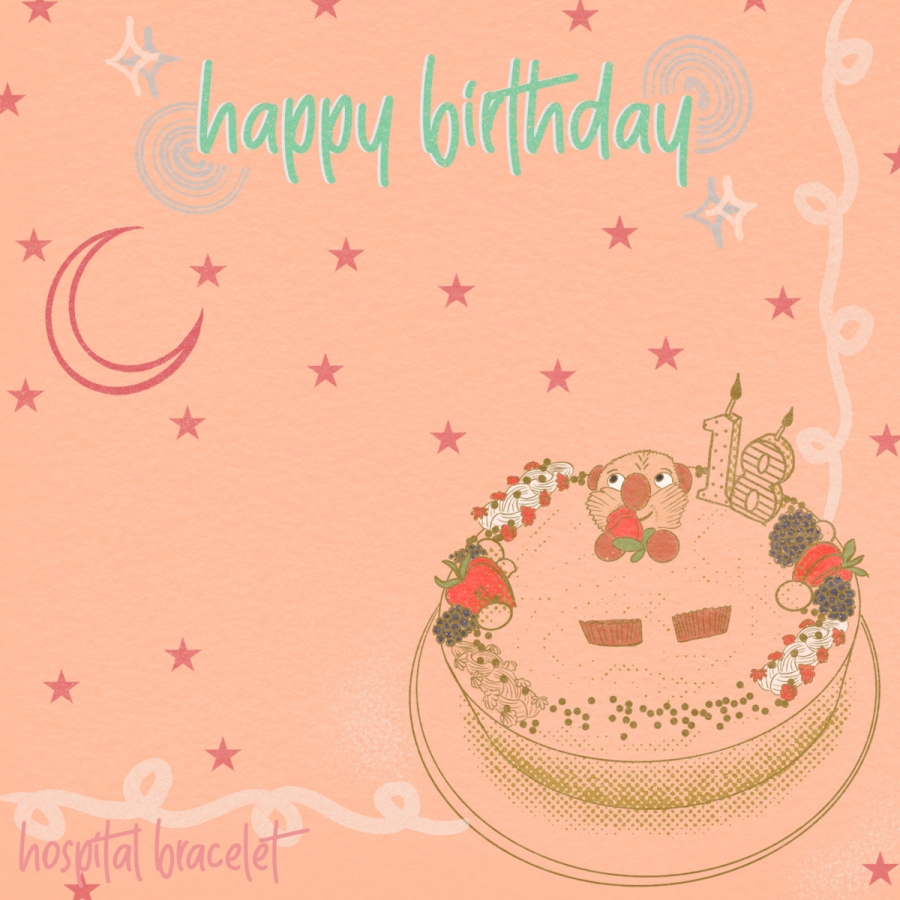 Hospital Bracelet — Happy Birthday cover artwork