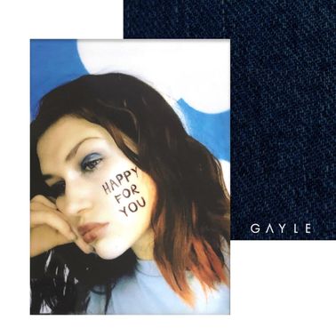 GAYLE — happy for you cover artwork