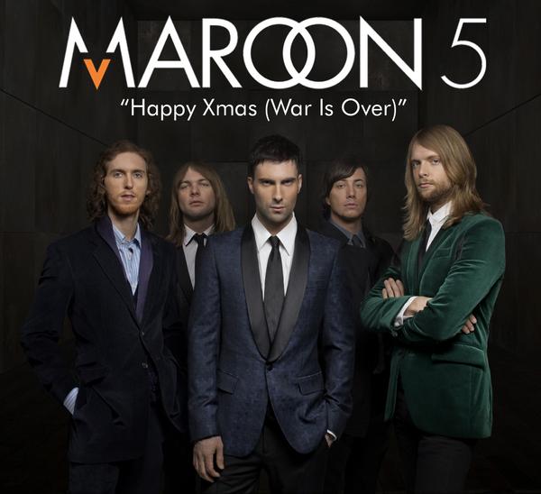 Maroon 5 Happy Christmas (War Is Over) cover artwork