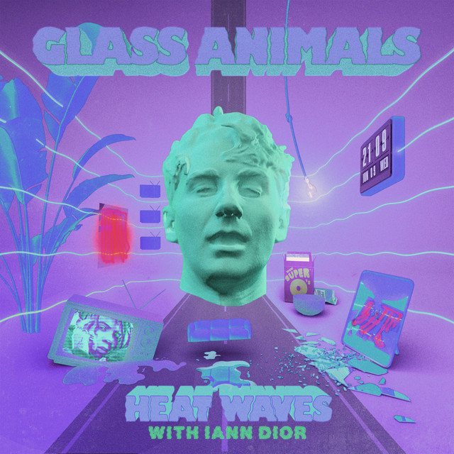 Glass Animals featuring iann dior — Heat Waves (Remix) cover artwork