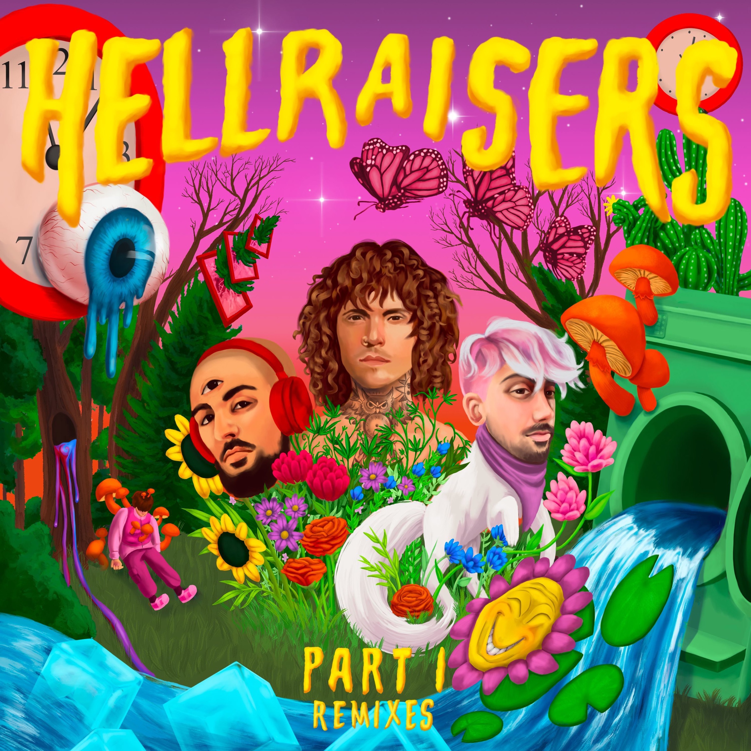 Cheat Codes HELLRAISERS, Part 1 (Remixes) cover artwork