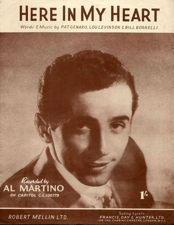 Al Martino — Here In My Heart cover artwork
