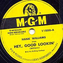Hank Williams — Hey, Good Lookin&#039; cover artwork