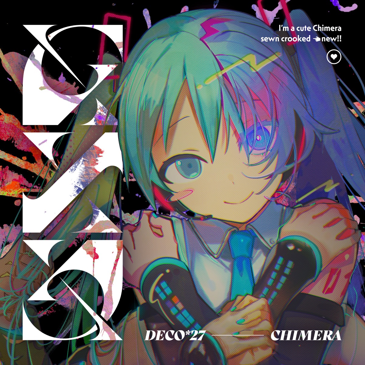 DECO*27 ft. featuring Hatsune Miku Chimera cover artwork
