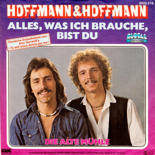 Hoffmann &amp; Hoffmann — Alles, was ich brauche, bist du cover artwork