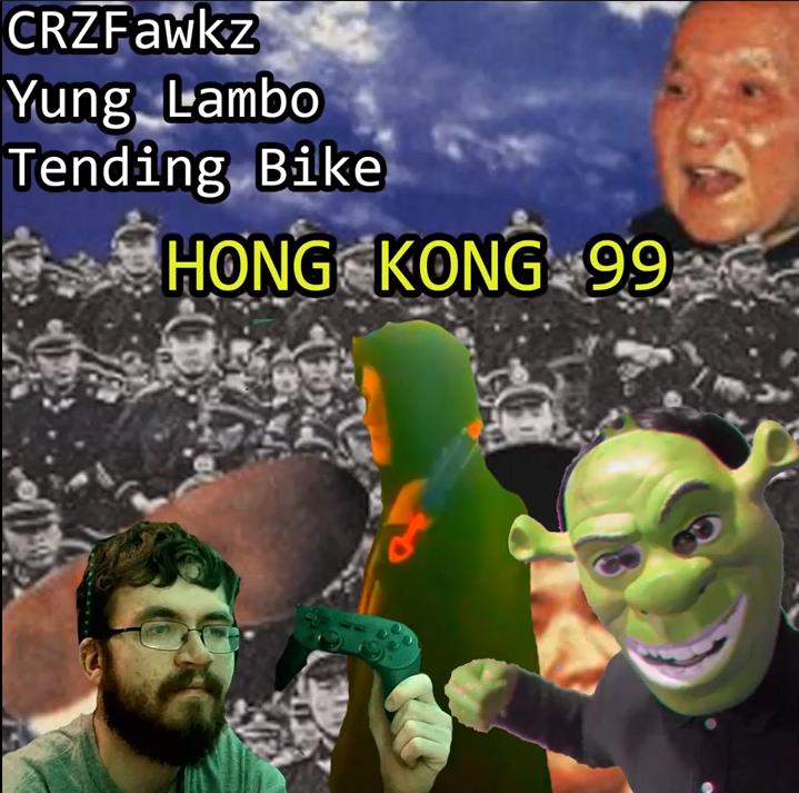 CRZFawkz ft. featuring Yung Lambo & Tending Bike Hong Kong 99 cover artwork