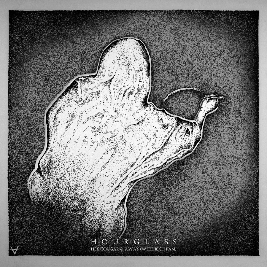 Hex Cougar, AWAY, & josh pan — Hourglass cover artwork