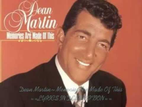 Dean Martin Memories Are Made of This cover artwork